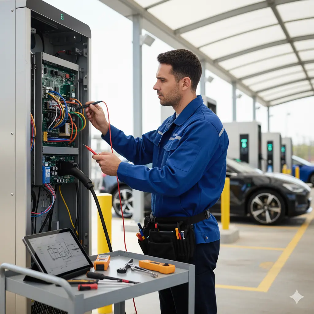 Estaciones de carga de vehículos eléctricos en postes eléctricos: una nueva solución para conductores urbanos